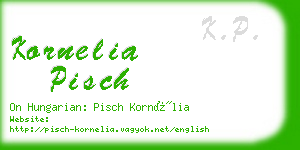 kornelia pisch business card